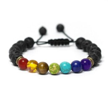 7 Chakra Adjustable Calming Bracelet