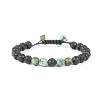 African Turquoise Adjustable Calming Bracelet