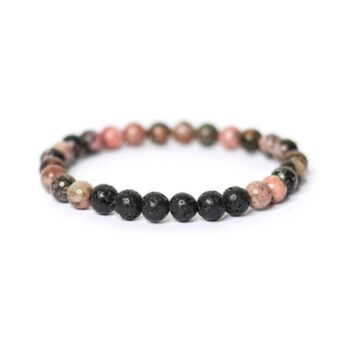 Black Rhodonite Calming Bracelet