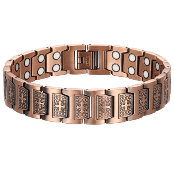 Effective Copper Mens Powerful Magnetic Bracelets