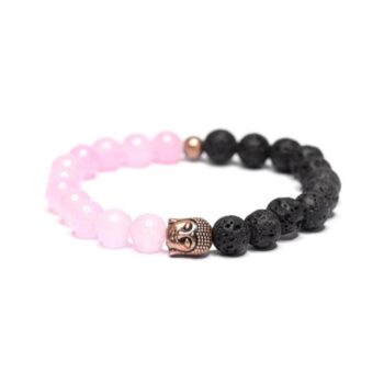 Rose Quartz Buddha Calming Bracelet