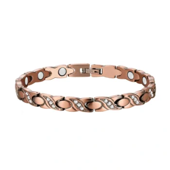 Authentic Copper & Crystal Magnetic Bracelet