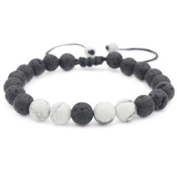 White Howlite Stone Calming Bracelet