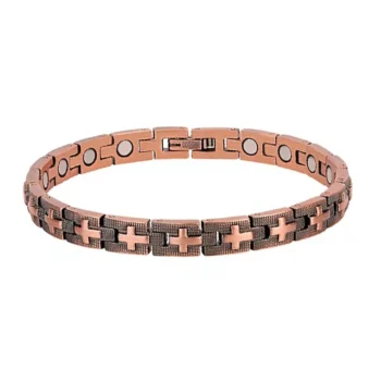Cross Pure Copper Magnetic Bracelet