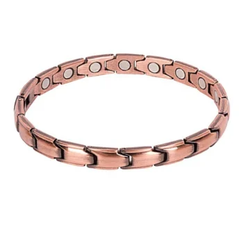 Handcrafted Copper Magnetic Bracelet for Women