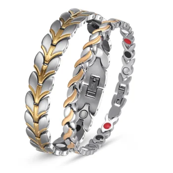 Stainless Steel Couple Magnetic Bracelet