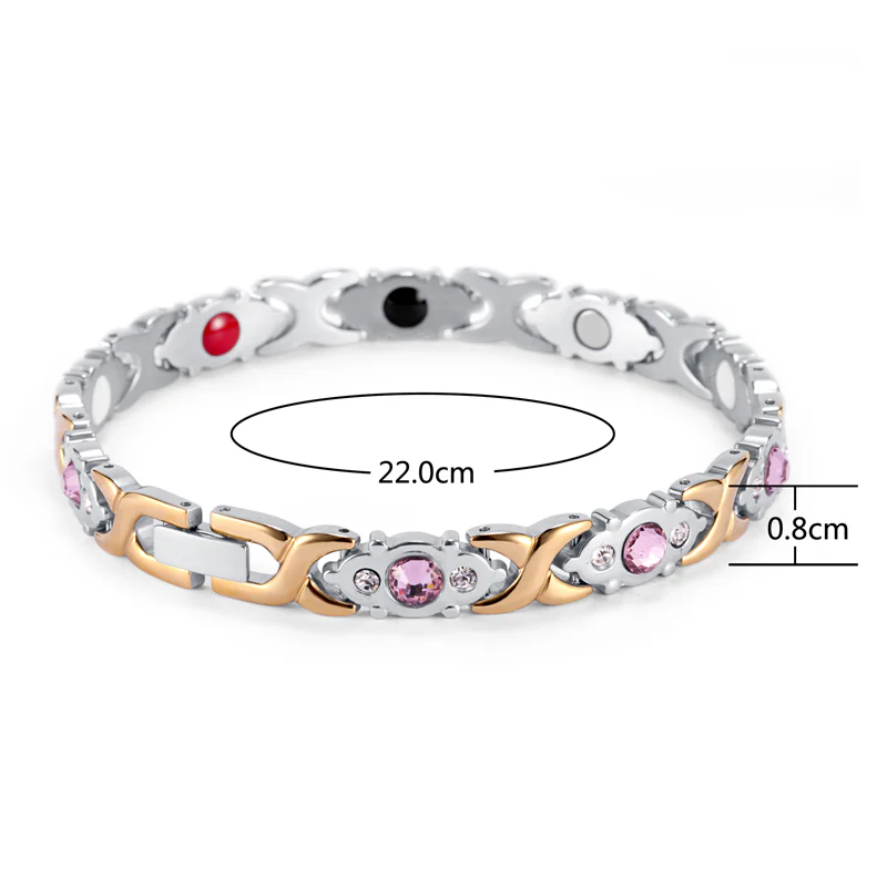 Stainless Steel Women's Magnetic Bracelet - Image 3
