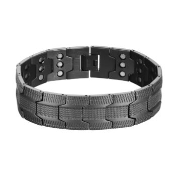 Ultra Durable Triple Layer Black Copper Magnetic Bracelets