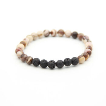 Zebra Gemstone Calming Bracelet