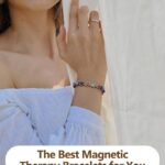 Pure Copper Magnetic Adjustable Natural Stones Bracelets for Women - Heart Bloom - Pain Relief & Wellness Therapy photo review