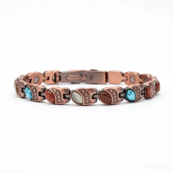 Pure Copper Magnetic Adjustable Natural Stones Bracelets for Women - Soul Vision - Pain Relief & Wellness Therapy