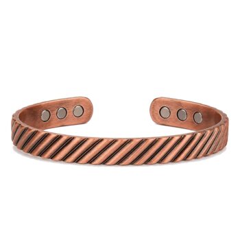 99.99% Pure Copper Magnetic Cuff Bangle