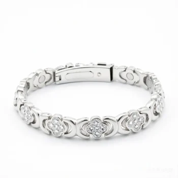 Women Pure Copper Infinite Magnetic Therapy Bracelets-Silver