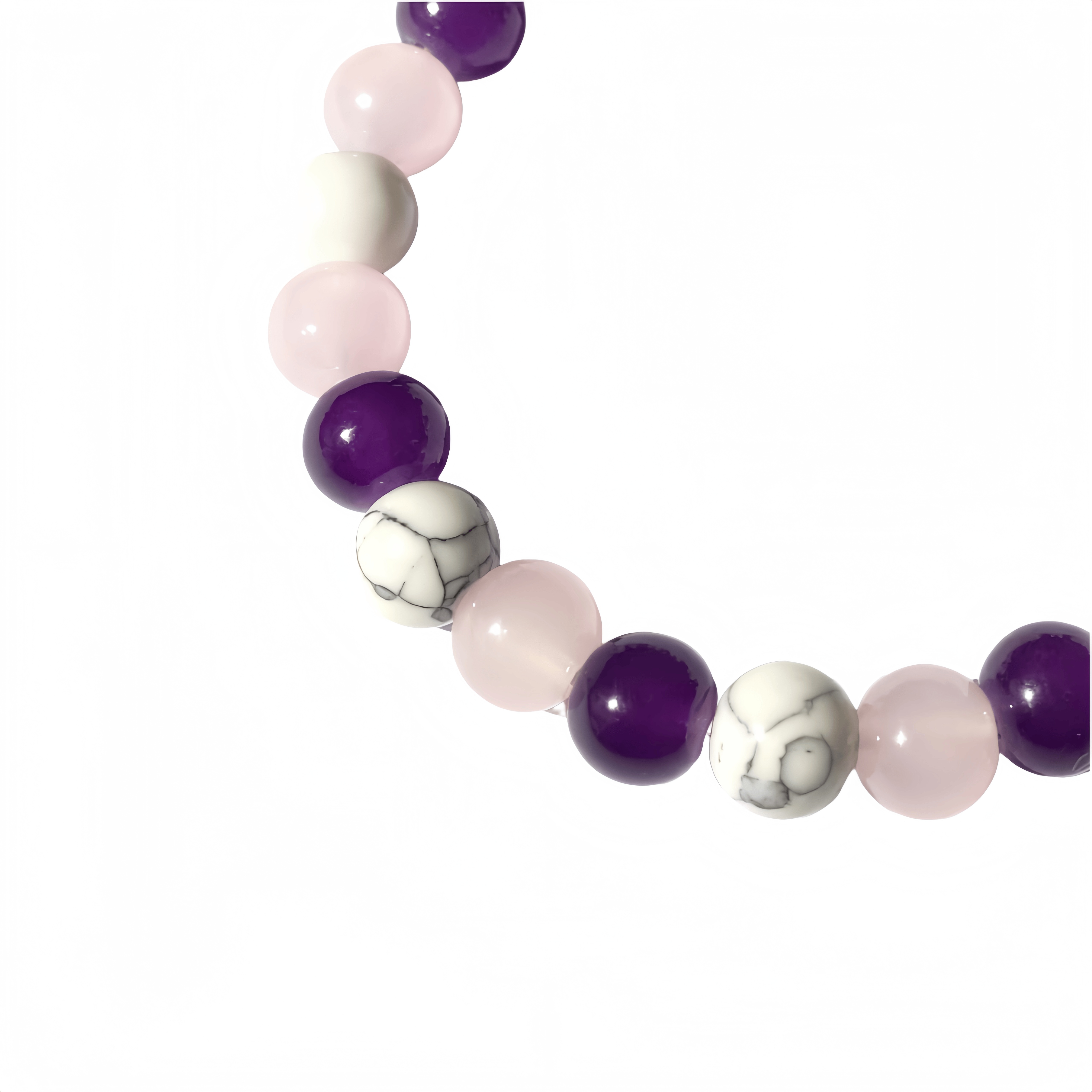 Amethyst & Rose Quartz "Sleep" Crystal Bracelet – Natural Stone Jewelry for Deep Rest - Image 6