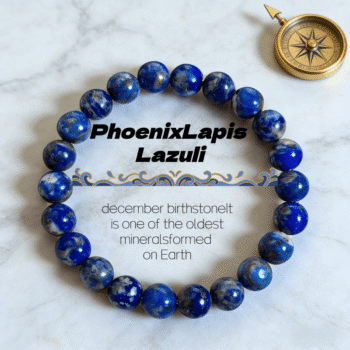 Natural Lapis Lazuli Stretch Crystal Bracelet – Handmade Blue Crystal Jewelry for Women