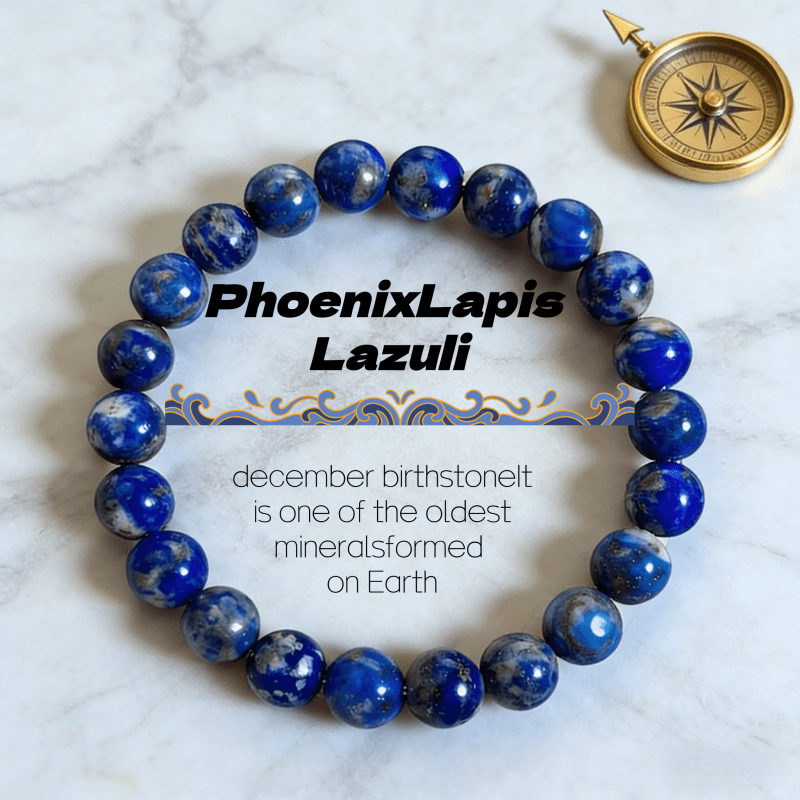 Natural Lapis Lazuli Stretch Crystal Bracelet – Handmade Blue Crystal Jewelry for Women